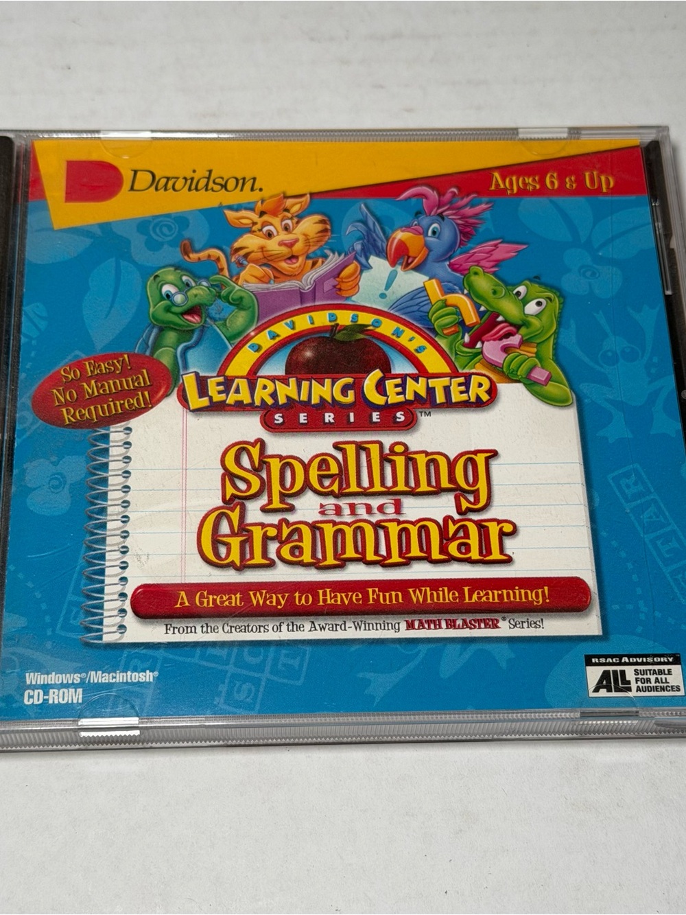 Davidson Learning Center Series: Spelling and Grammar CD-ROM Windows/Mac 1998